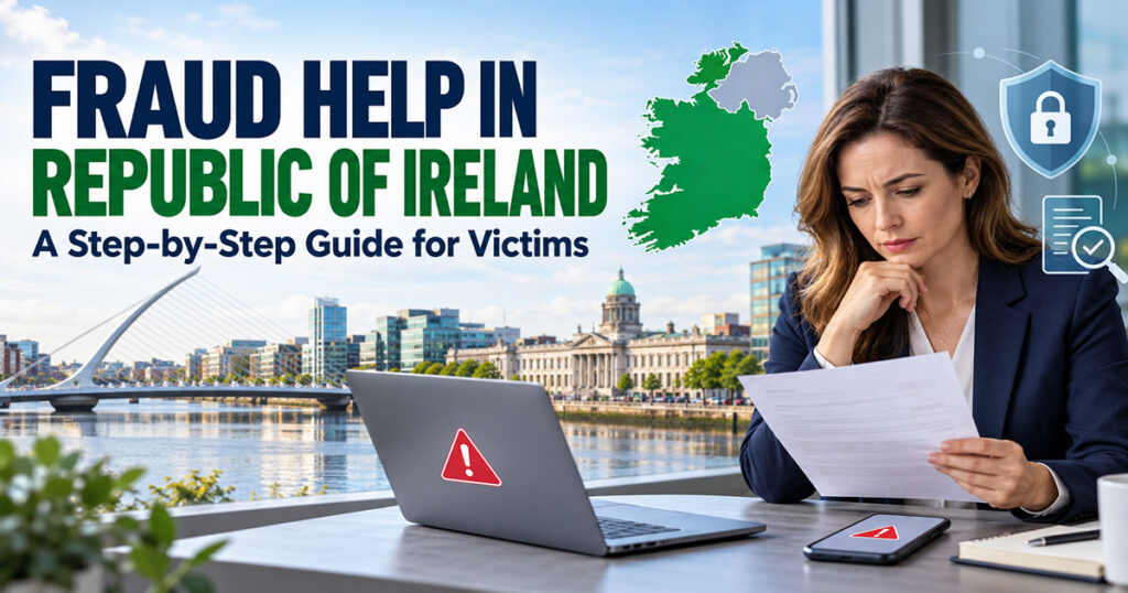 Step-by-step fraud help guide for victims in the Republic of Ireland