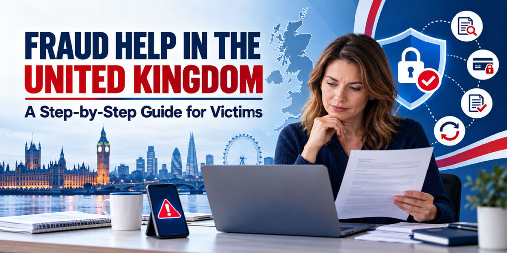 Step-by-step fraud help guide for victims in the United Kingdom
